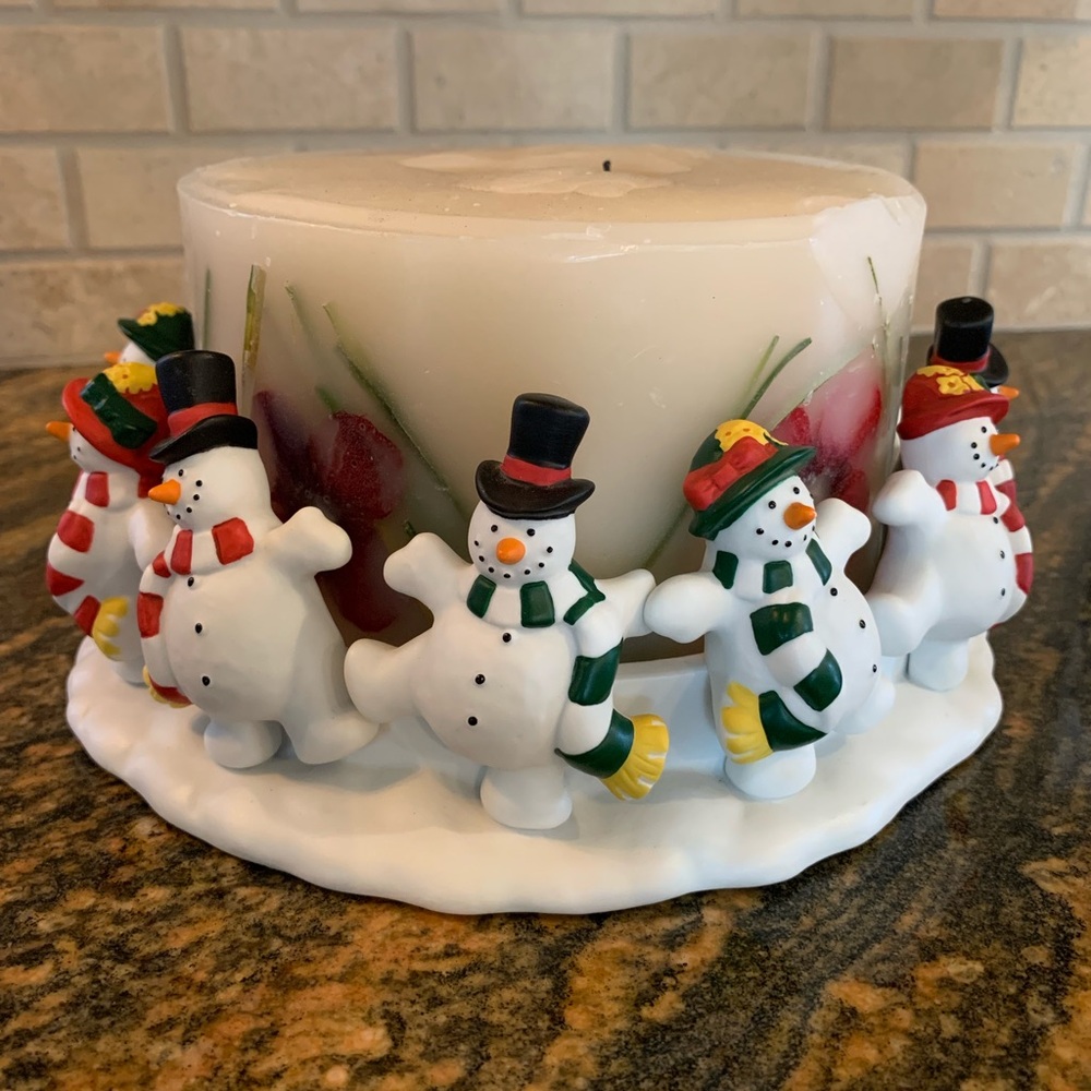 Partylite Christmas 3 with candle holder - Picture 2 of 6
